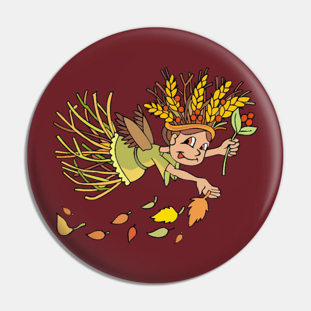 Autumn Fairy Pin by HolidayBug