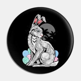 Edgy Easter Bunny Pin