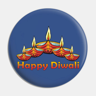 Happy Diwali Deepas Pin