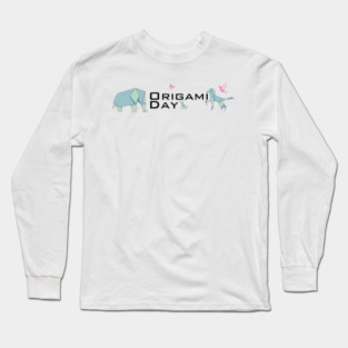 Origami Day Long Sleeve T-Shirt