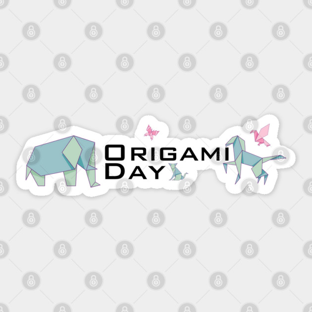 Origami Day Sticker by HolidayBug