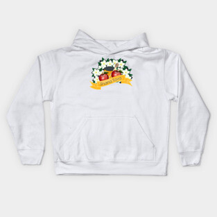 Shana Tova with Apples and Honey Kids Hoodie