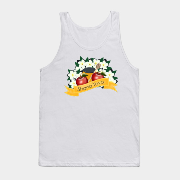 Shana Tova with Apples and Honey Tank Top by HolidayBug