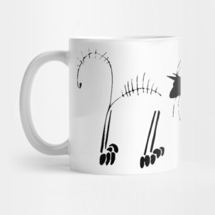 Cat Skeleton Mug