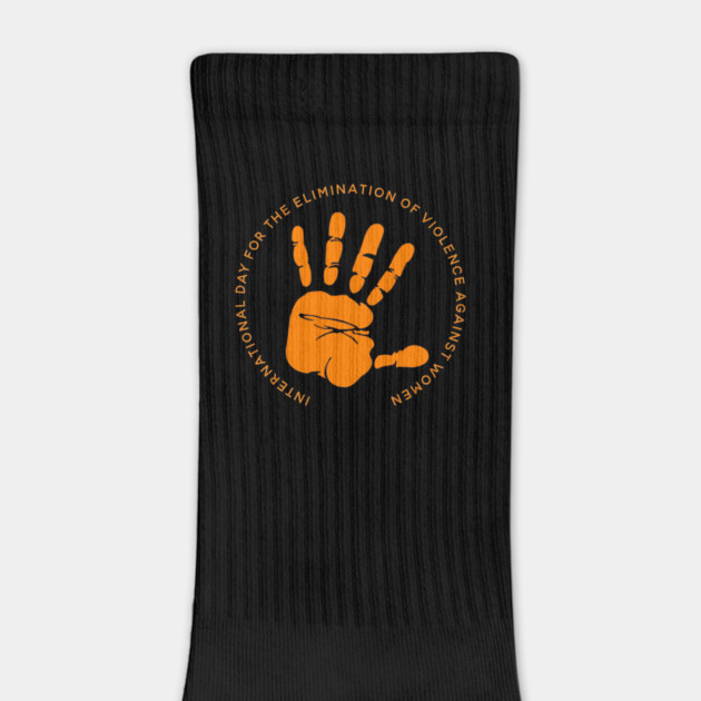 Orange Hand End the Violence by HolidayBug