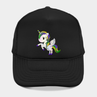 Mardi Gras Pegasus-Unicorn Hat