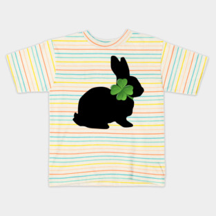 Shamrock Bunny Kids T-Shirt