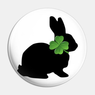 Shamrock Bunny Pin