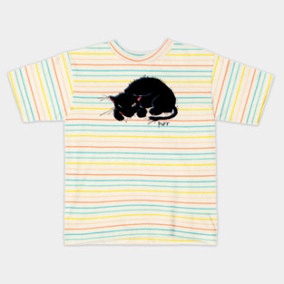 Scruffy Cat Kids T-Shirt