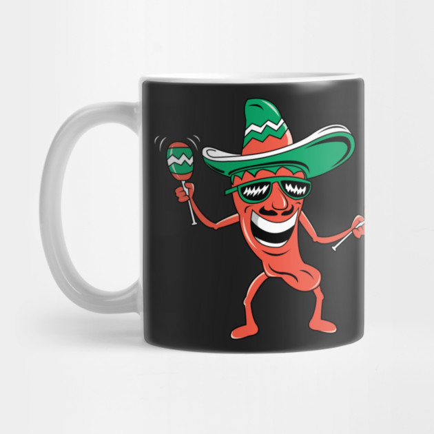 Party Pepper in Sombrero with Maracas by HolidayBug