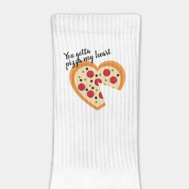 Cute You Gotta Pizza Me Heart Pun by HolidayBug