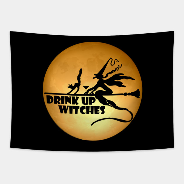 Drink Up Witches Tapestry by HolidayBug