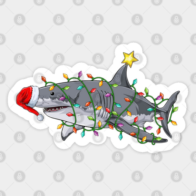 Christmas Shark Sticker by HolidayBug