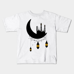 Ramadan Mosque Moon Lanterns Kids T-Shirt