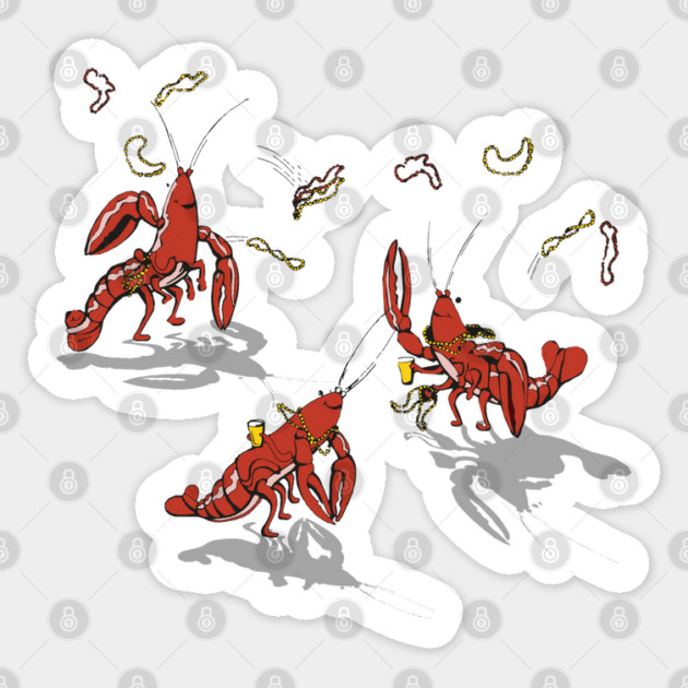 Partydads Crawfish Sticker by HolidayBug