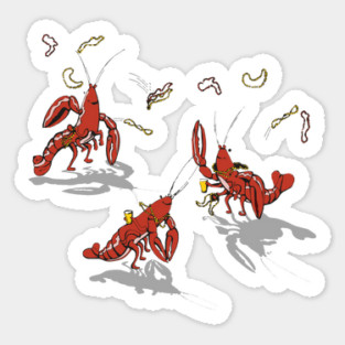 Partydads Crawfish Sticker