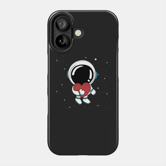 Love Astronaut Valentine Da Phone Case by HolidayBug