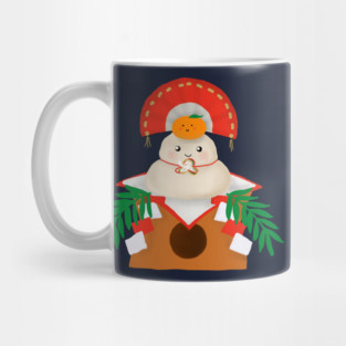 Cute Kawaii Kagami Mochi Mug