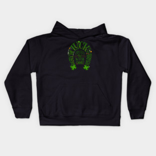Luck of the Irish Horseshoe Kids Hoodie