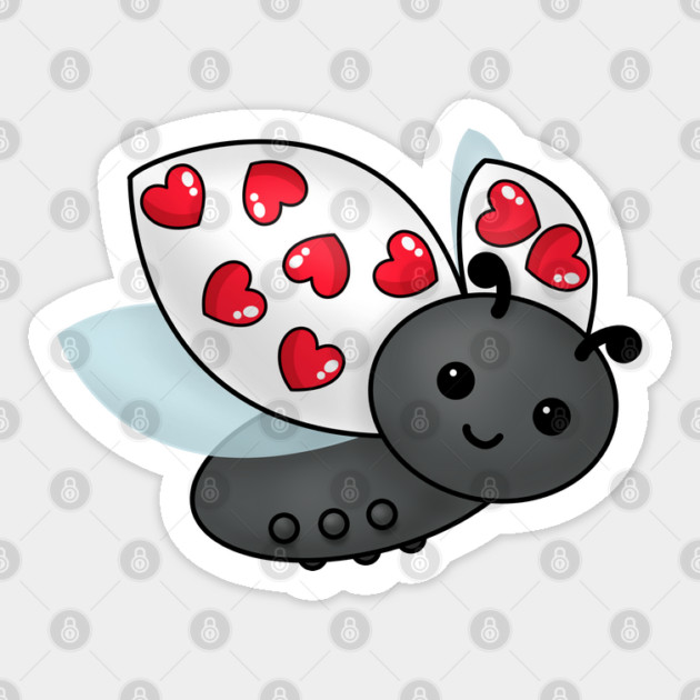 Valentine Ladybug Sticker by HolidayBug