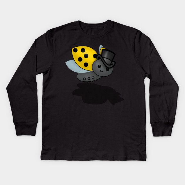 Groundhog Day Ladybug Kids Long Sleeve T-Shirt by HolidayBug