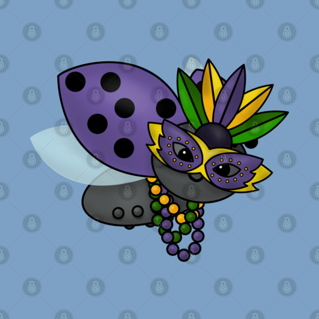 Mardi Gras Ladybug by HolidayBug