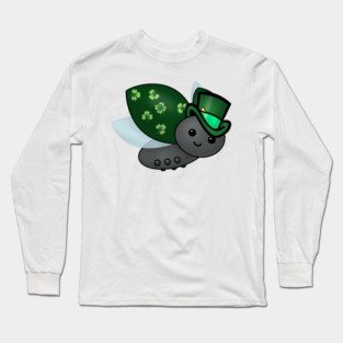 Lucky Leprechaun Ladybug Long Sleeve T-Shirt