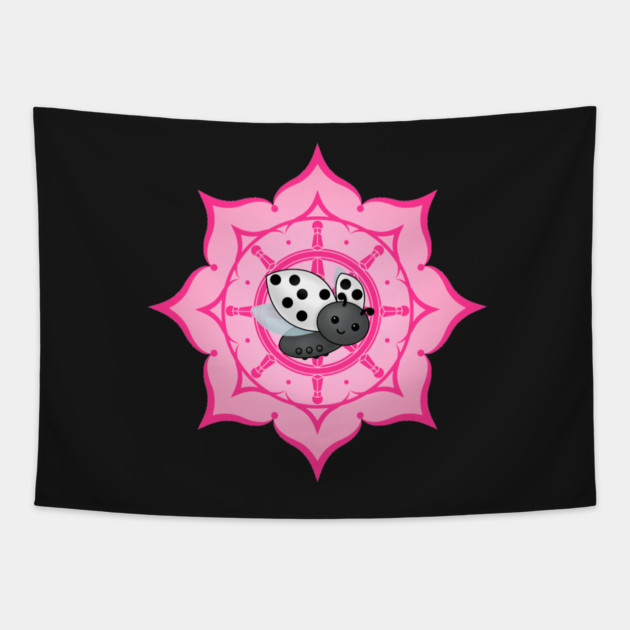 Vesak Buddha Ladybug Tapestry by HolidayBug