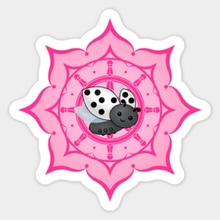 Vesak Buddha Ladybug Sticker
