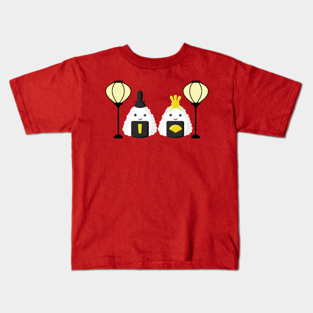 Hina Matsuri Onigiri Kids T-Shirt by HolidayBug