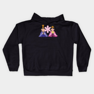 Hina Matsuri Dolls Kids Hoodie