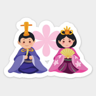 Hina Matsuri Dolls Sticker