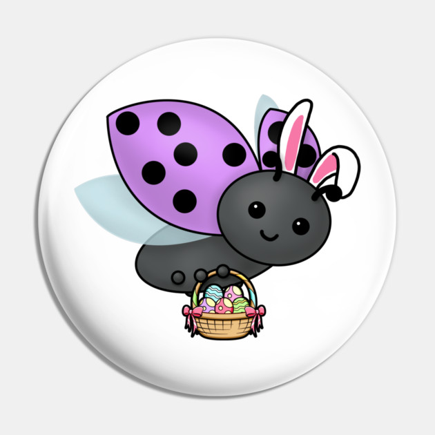 Easter Ladybug Pin by HolidayBug