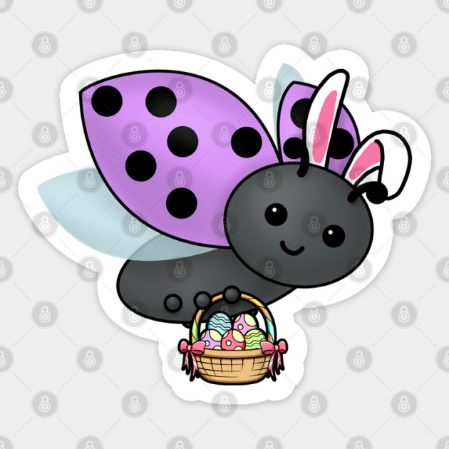 Easter Ladybug Sticker by HolidayBug