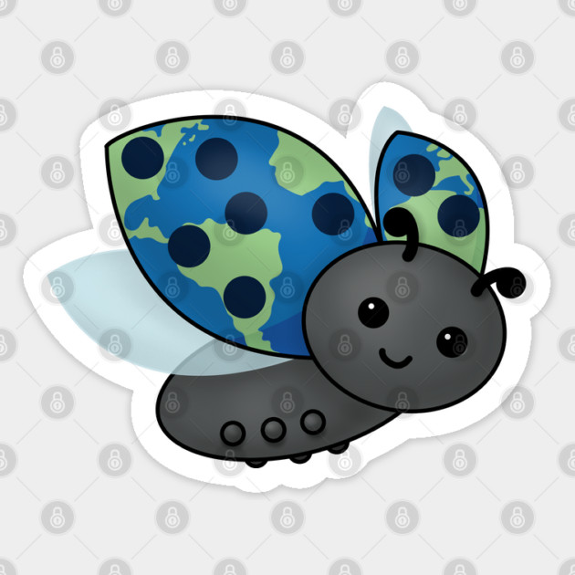 Earth Day Ladybug Sticker by HolidayBug