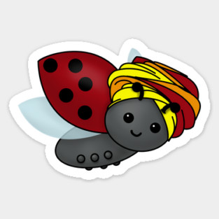 Kwanzaa Ladybug Sticker