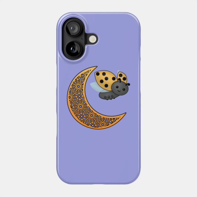 Ramadan Crescent Moon Ladybug Phone Case by HolidayBug