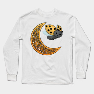 Ramadan Crescent Moon Ladybug Long Sleeve T-Shirt