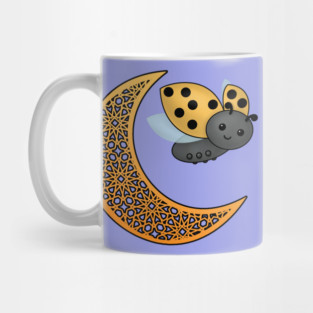 Ramadan Crescent Moon Ladybug Mug