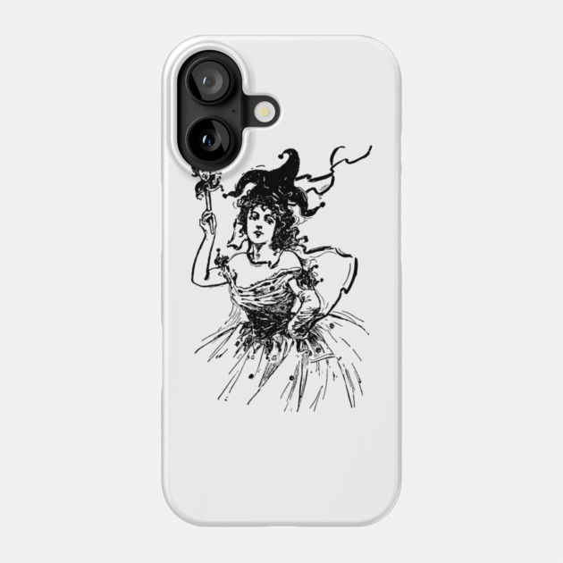 Vintage Jester Lady Phone Case by HolidayBug