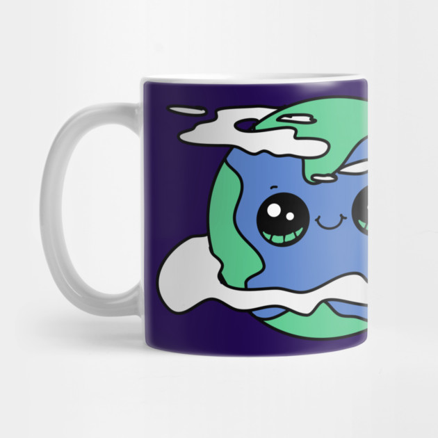 Cute Earth with Clouds by HolidayBug