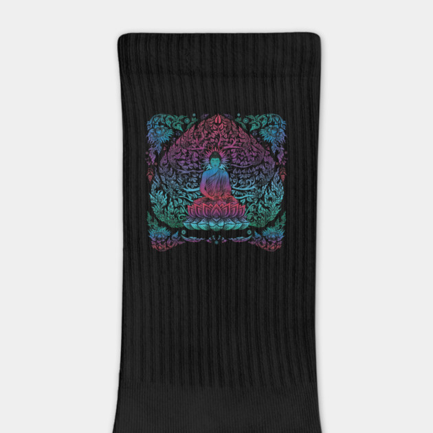 Colorful Buddha on Lotus by HolidayBug