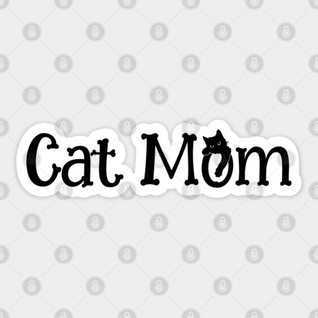 Cat Mom Sticker by HolidayBug