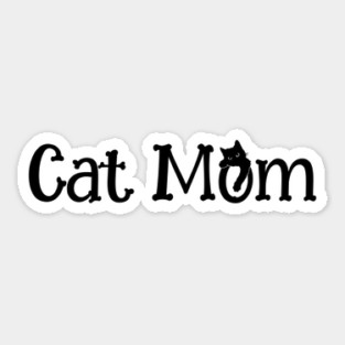 Cat Mom Sticker