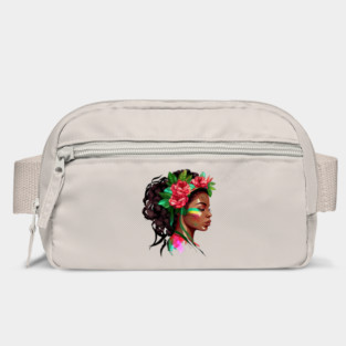 Beautiful African Woman Roses Bag