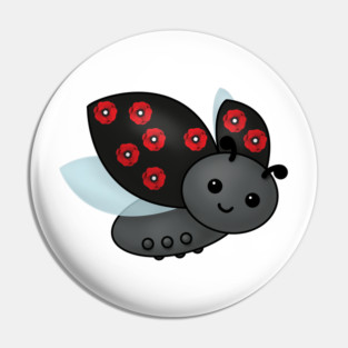 Remembrance Ladybug Pin