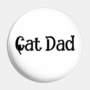 Cat Dad Pin
