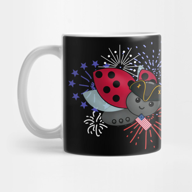 July 4th Minuteman Ladybug by HolidayBug