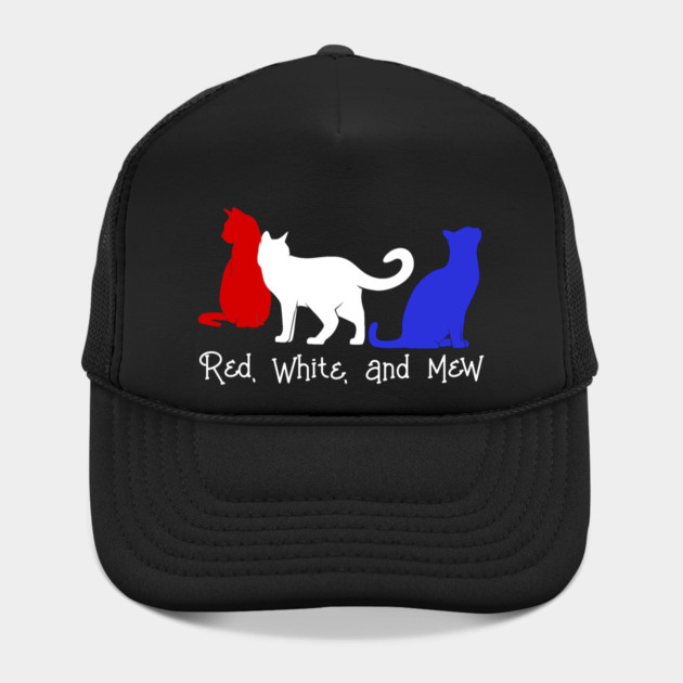 Red, White, And Mew July 4th Cats by HolidayBug