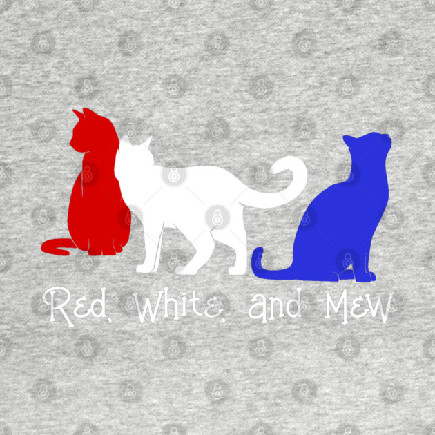 Red, White, And Mew July 4th Cats by HolidayBug